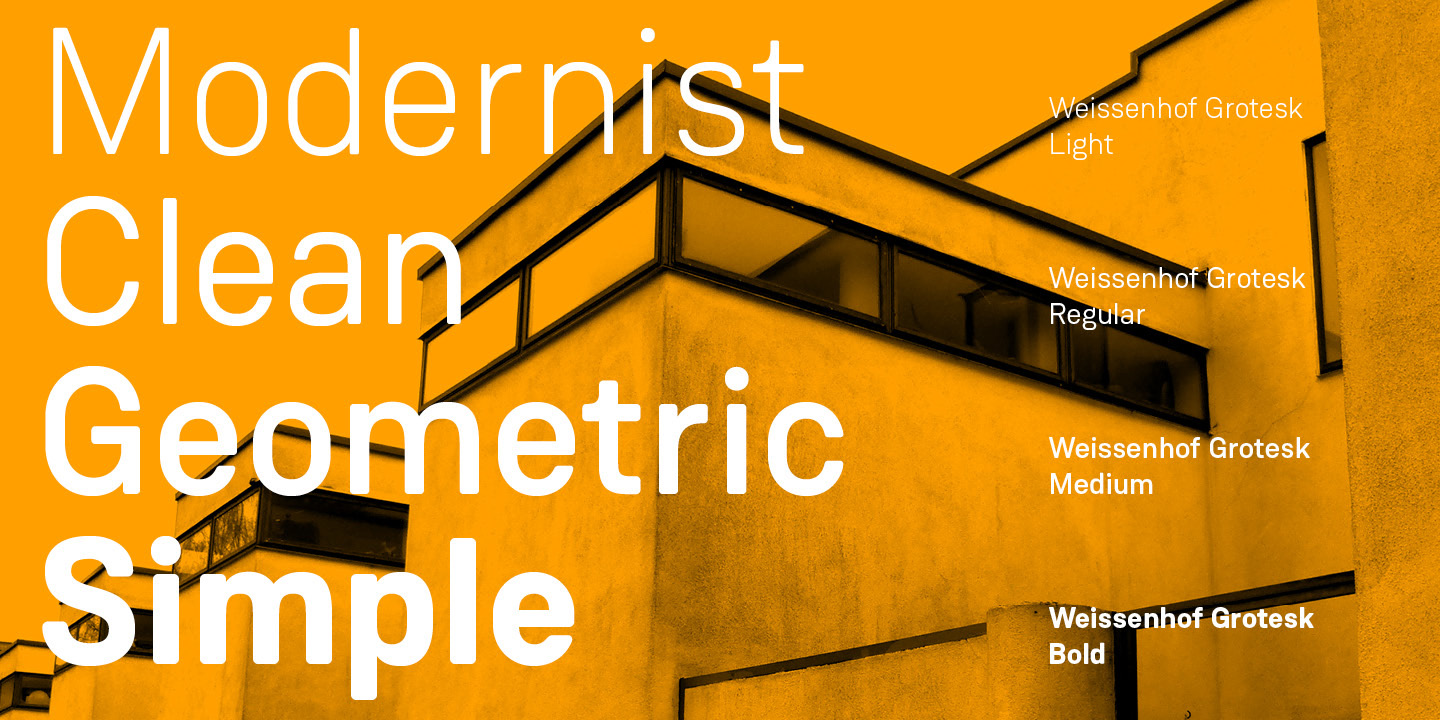 Weissenhof Grotesk
