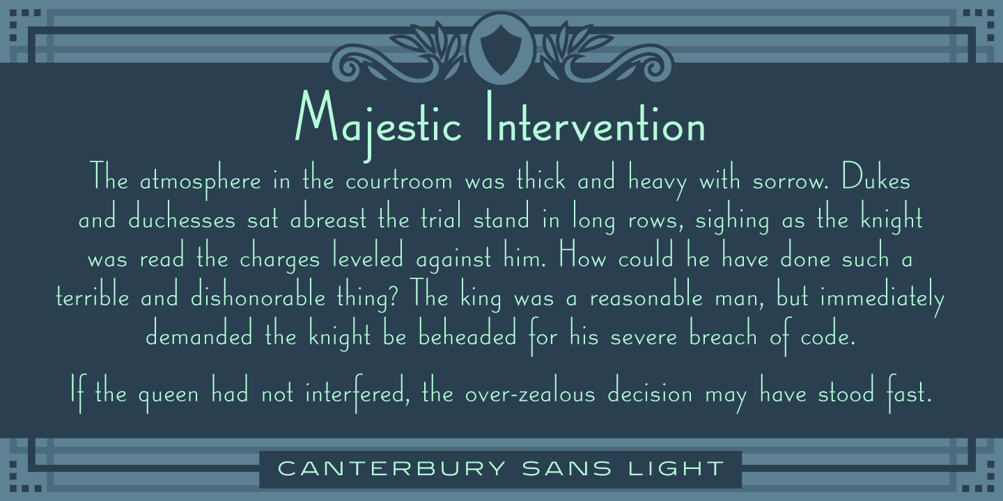 Canterbury Sans™