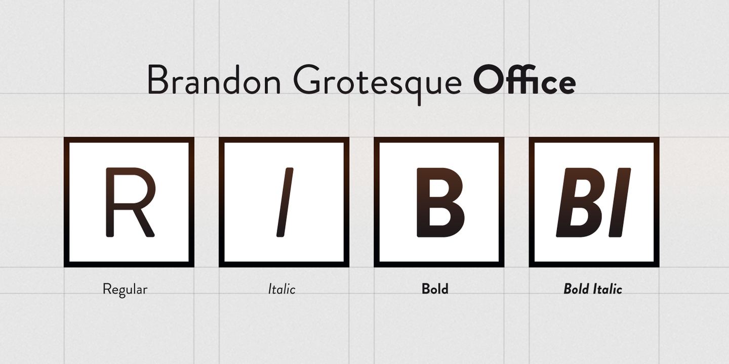 Brandon Grotesque Office