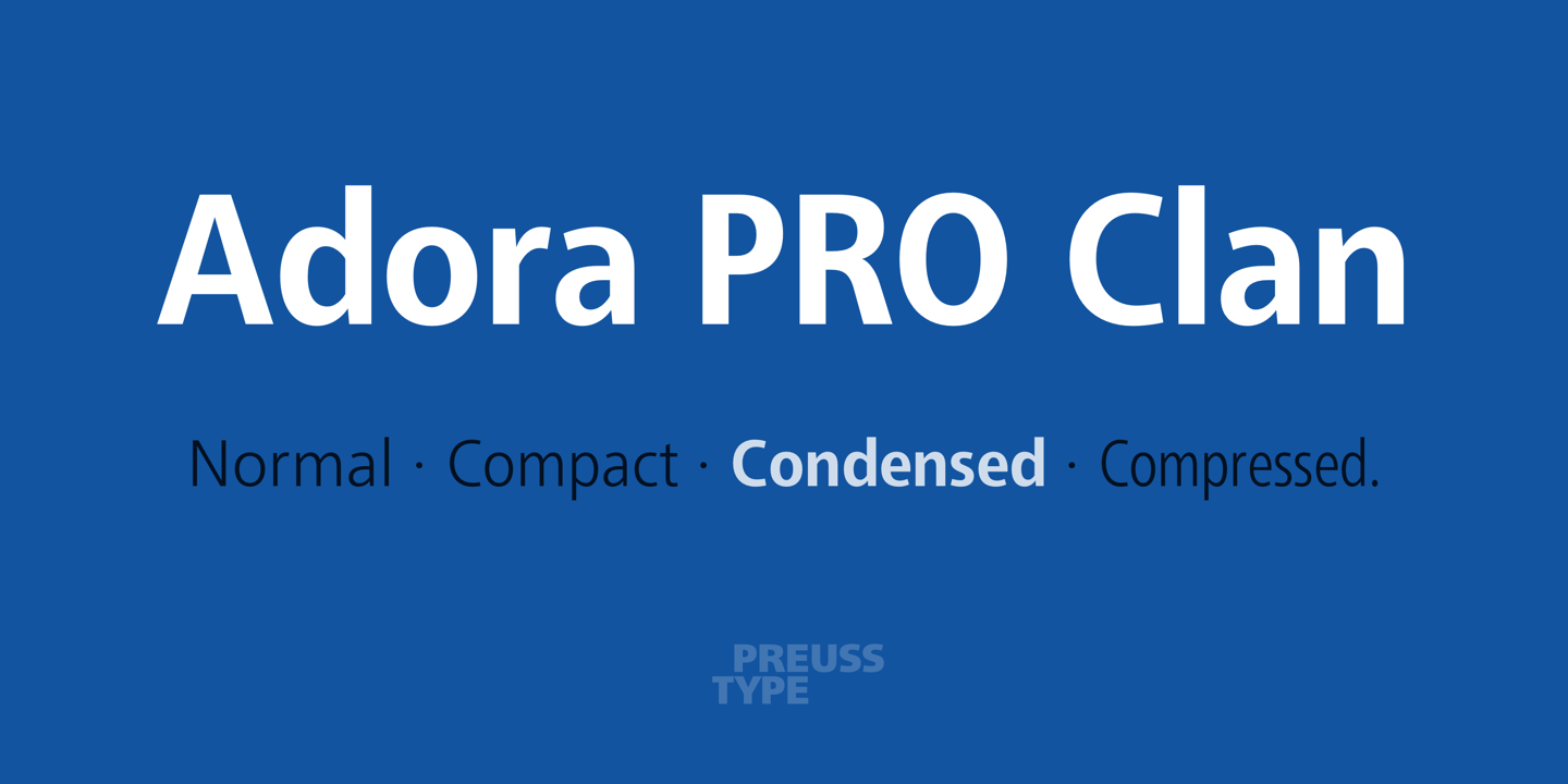 Adora Condensed PRO