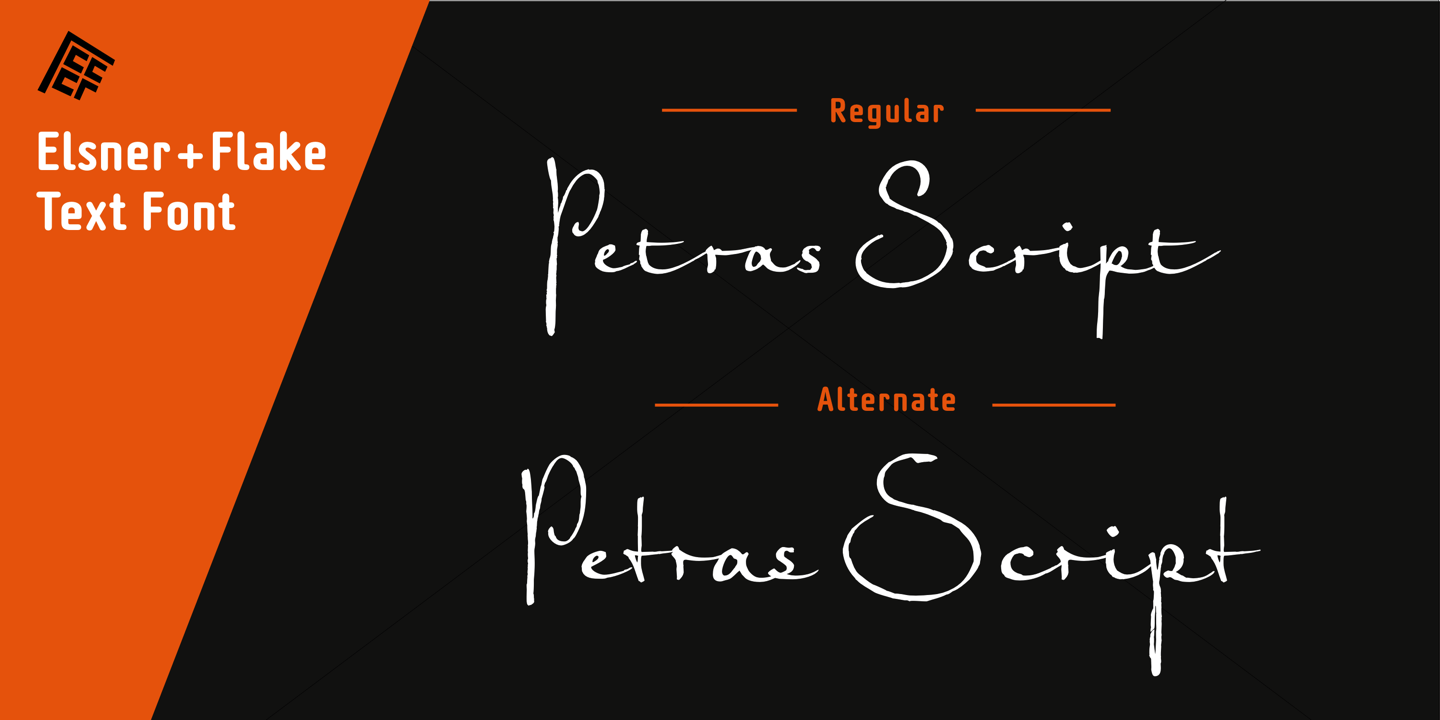 Petras Script EF™