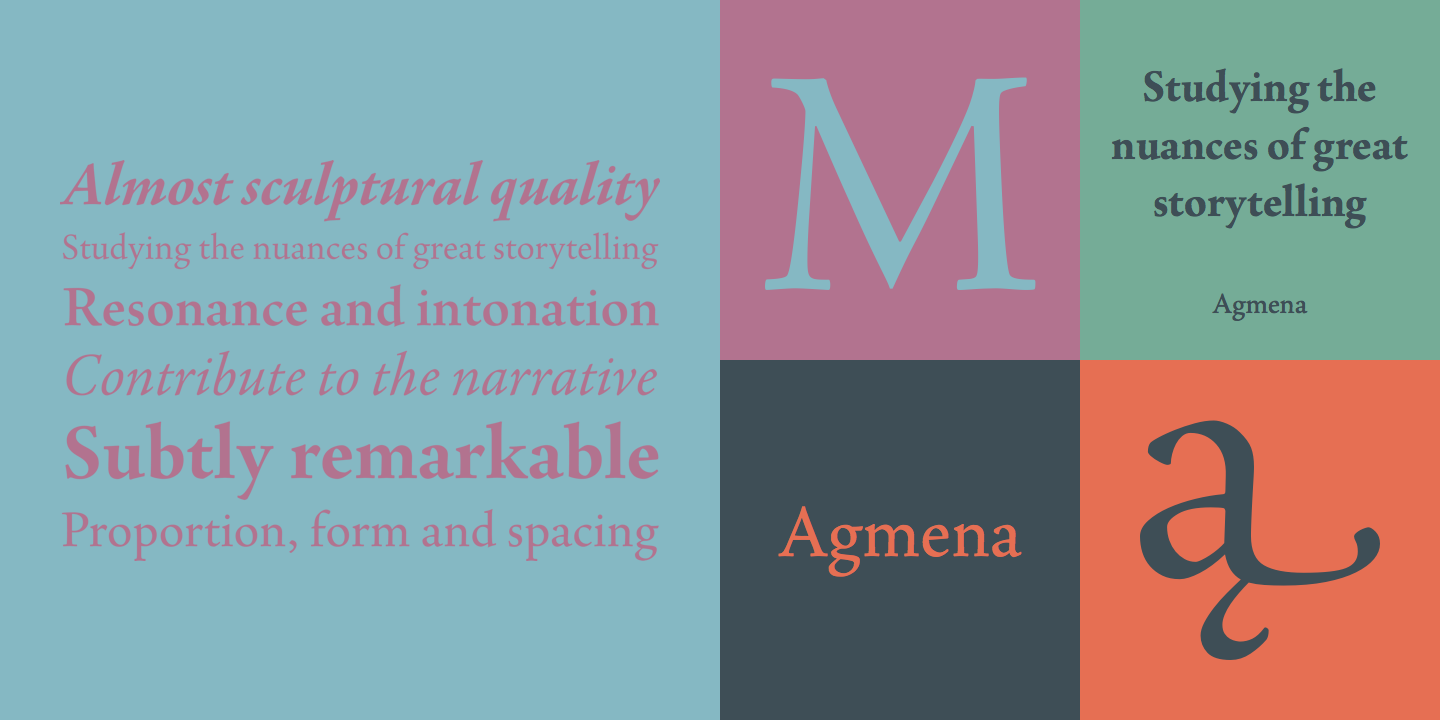 agmena font