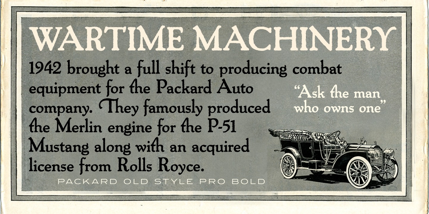 Packard Old Style™