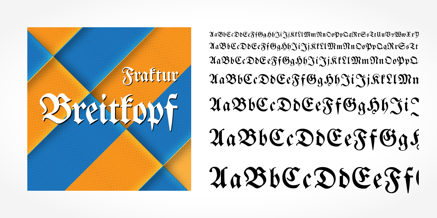 Breitkopf Fraktur Pro