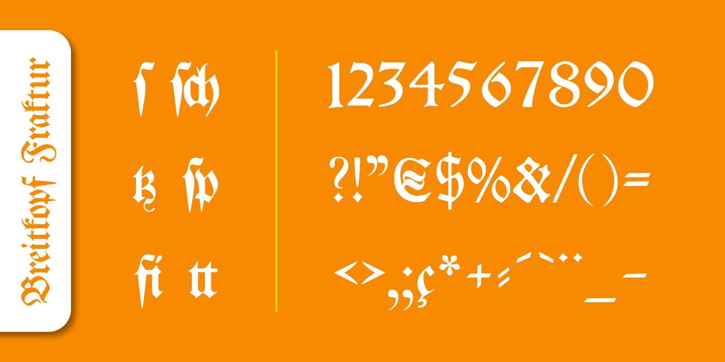 Breitkopf Fraktur Pro