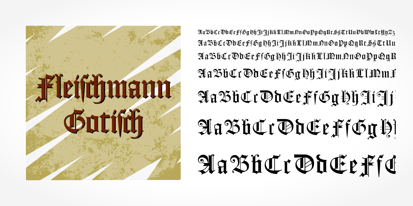 Fleischmann Gotisch Pro