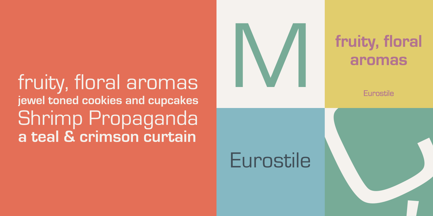 Eurostile font 50 free fonts