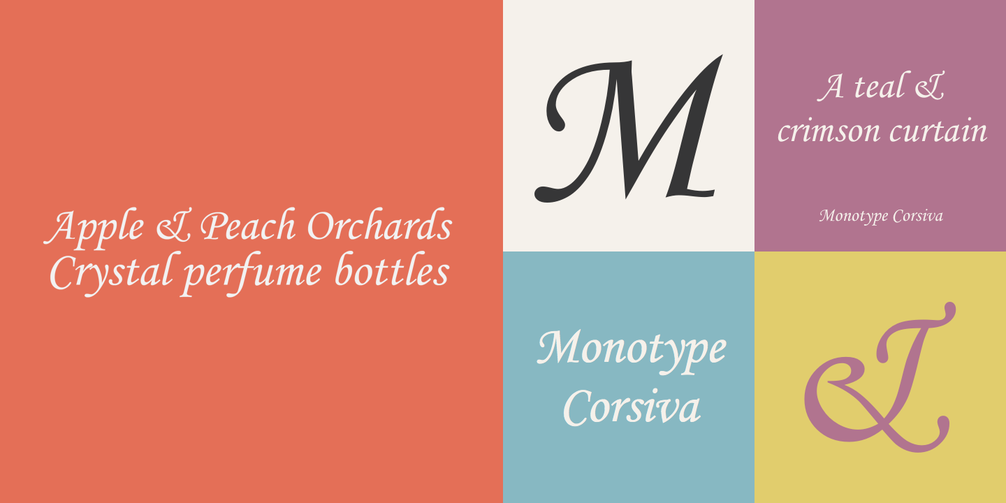 Monotype Corsiva®