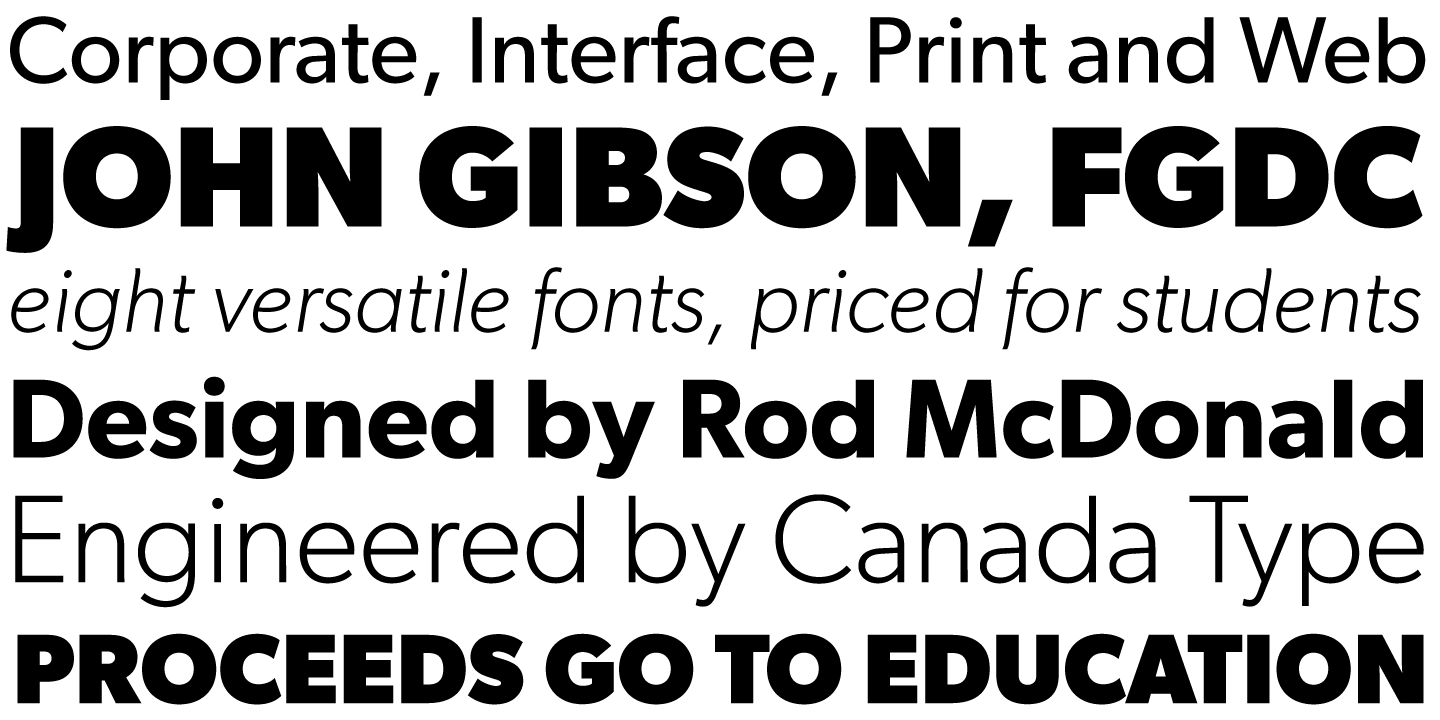 Gibson Webfont & Desktop font MyFonts