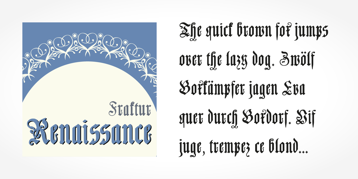 Renaissance Fraktur Pro