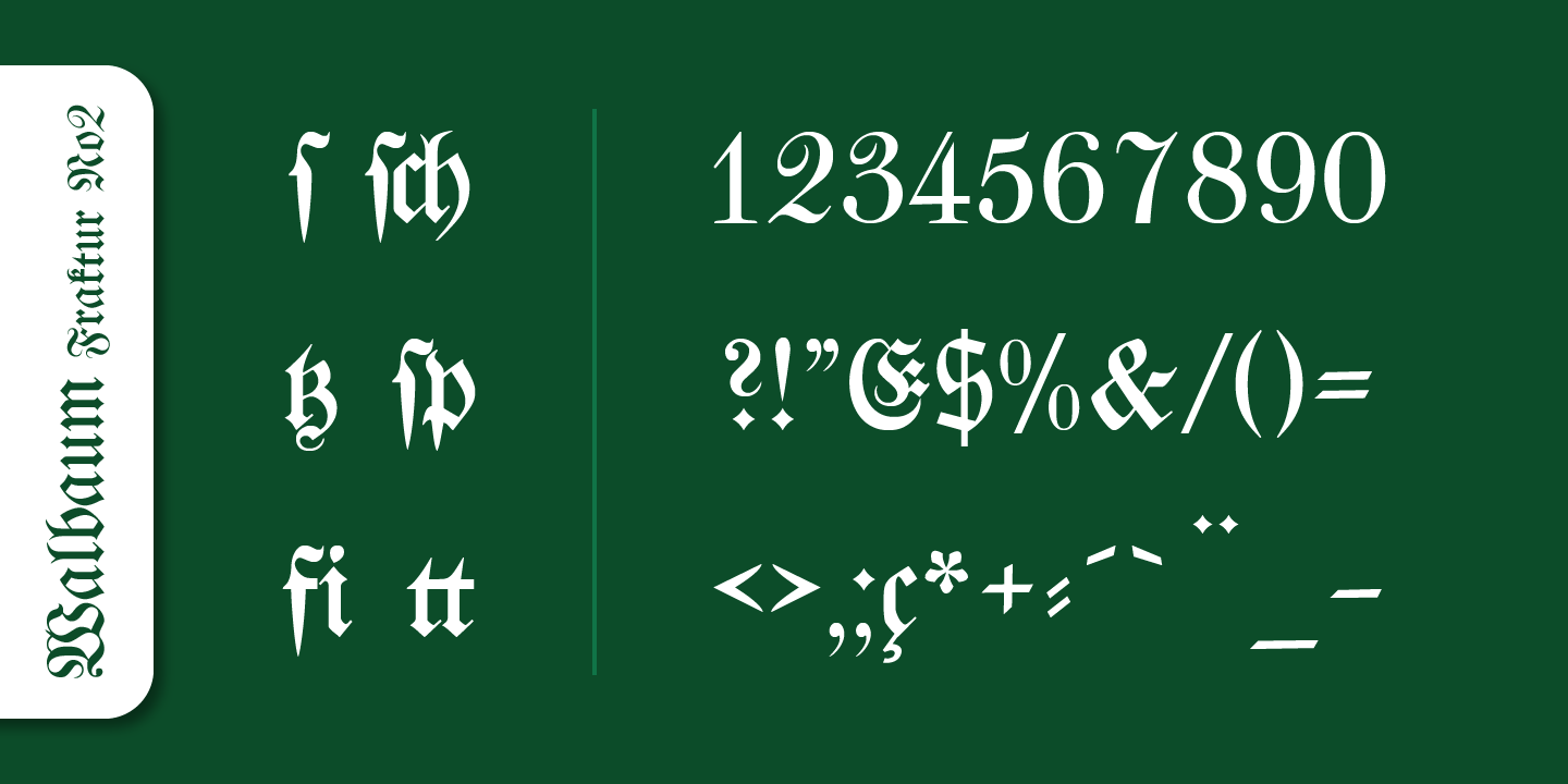 Walbaum Fraktur No2 Pro™