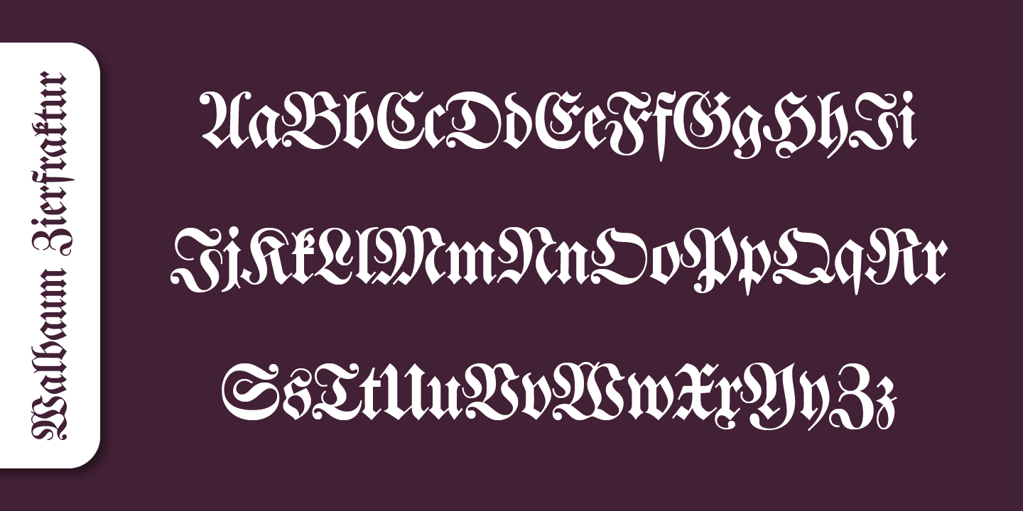 Walbaum Zierfraktur Pro™