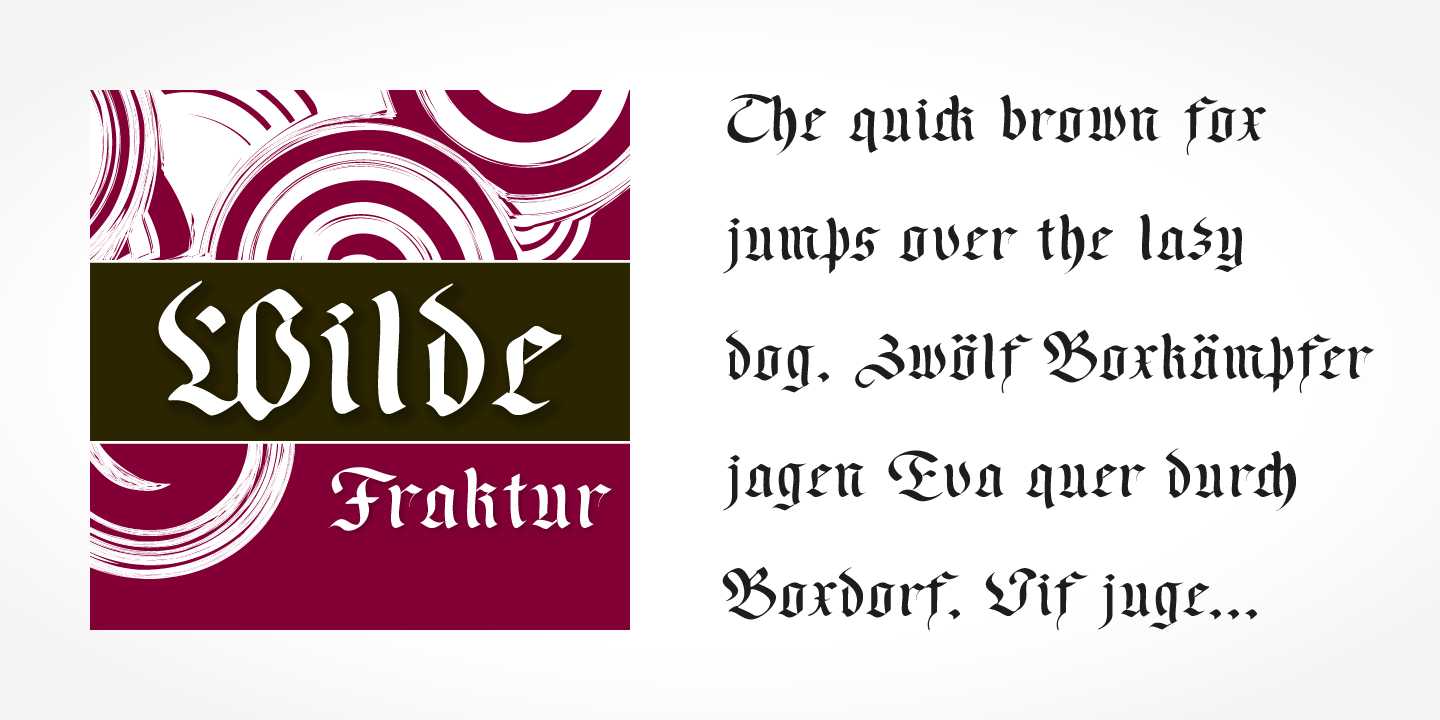 Wilde Fraktur Pro™