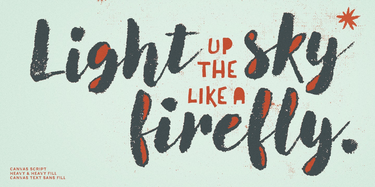 Canvas Acrylic Megafamily