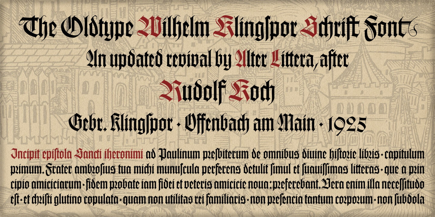 Wilhelm Klingspor Schrift