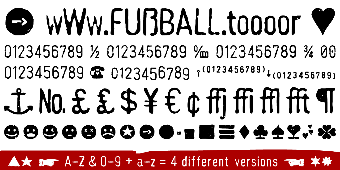 Hand Stamp Gothic Rough