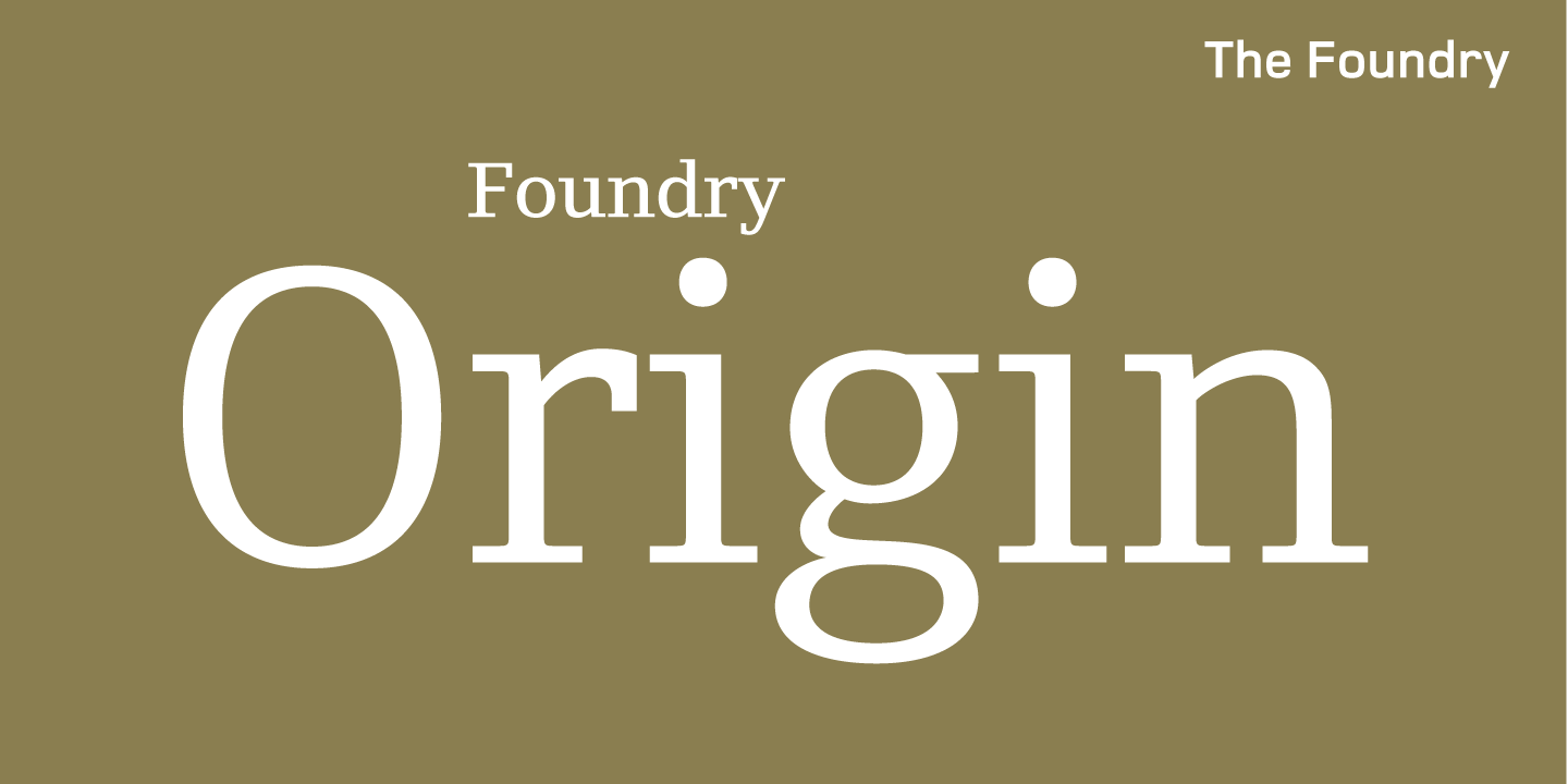 Foundry Origin