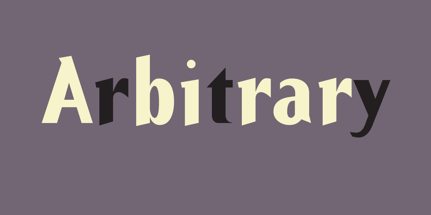 Arbitrary