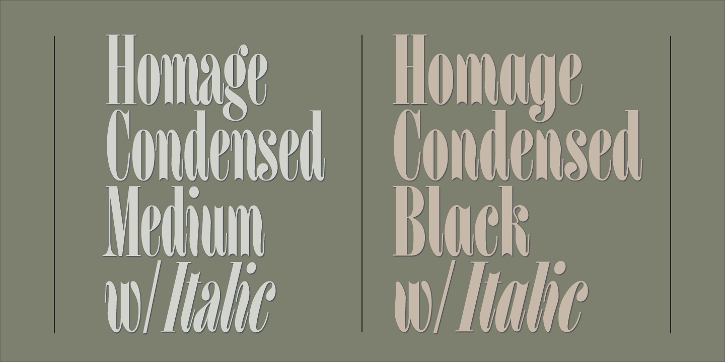 Homage Condensed