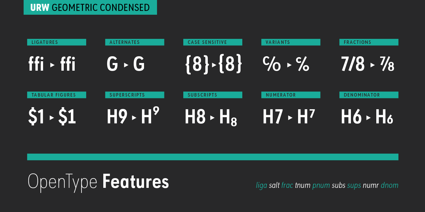 URW Geometric Condensed®