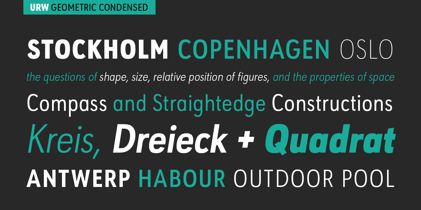URW Geometric Condensed®