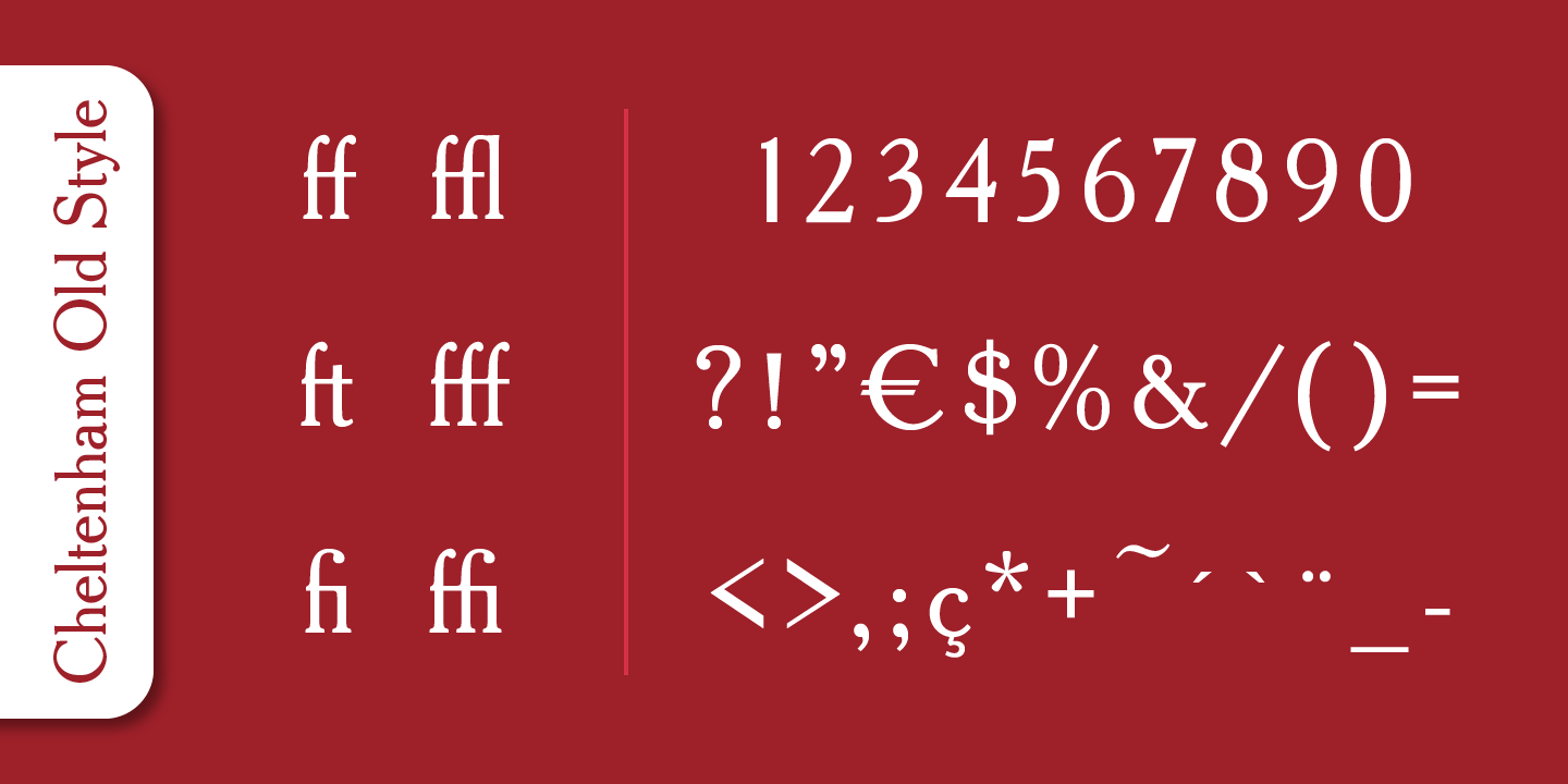 Cheltenham Old Style Pro
