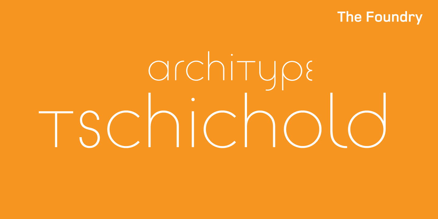 Architype Tschichold