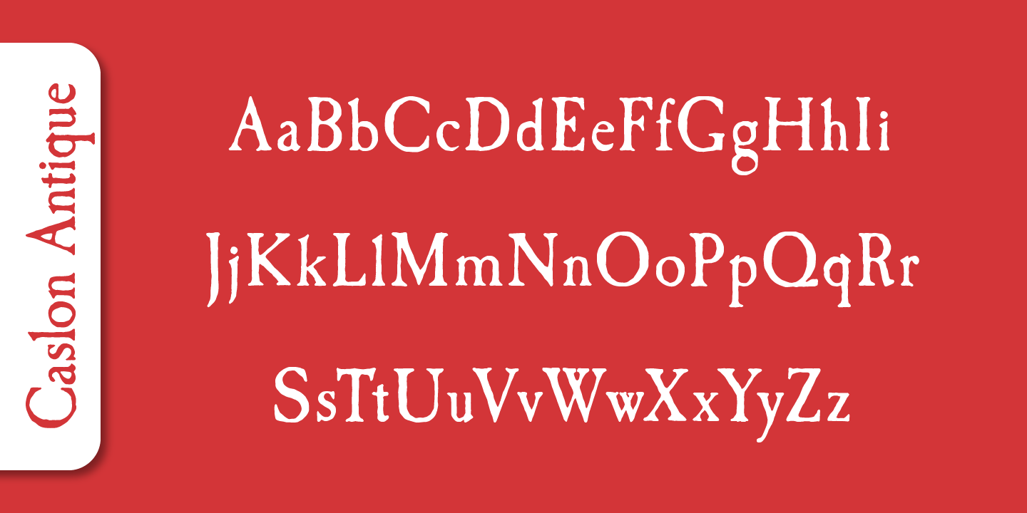 Caslon Antique Pro