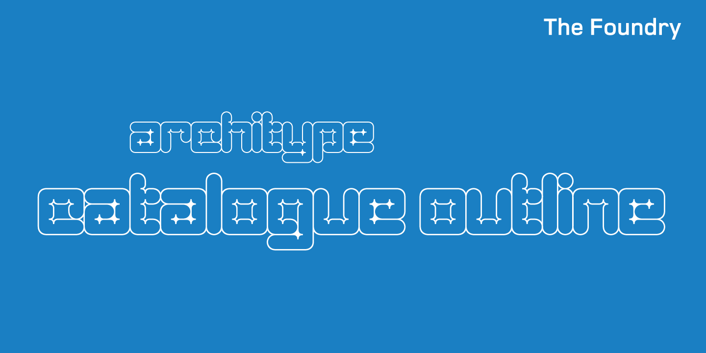 Architype Catalogue Outline