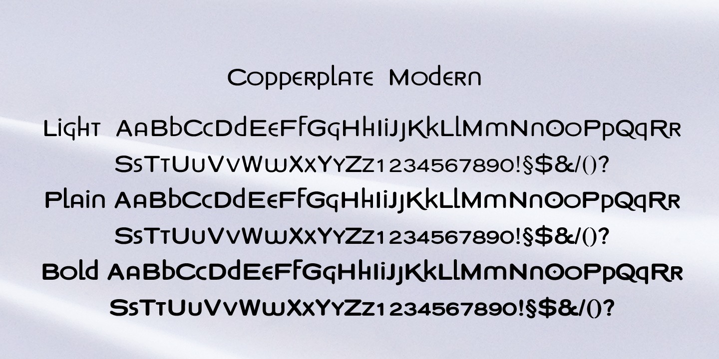 Copperplate Modern