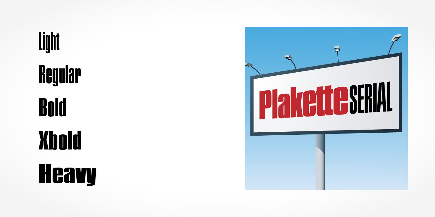 plakette serial bold