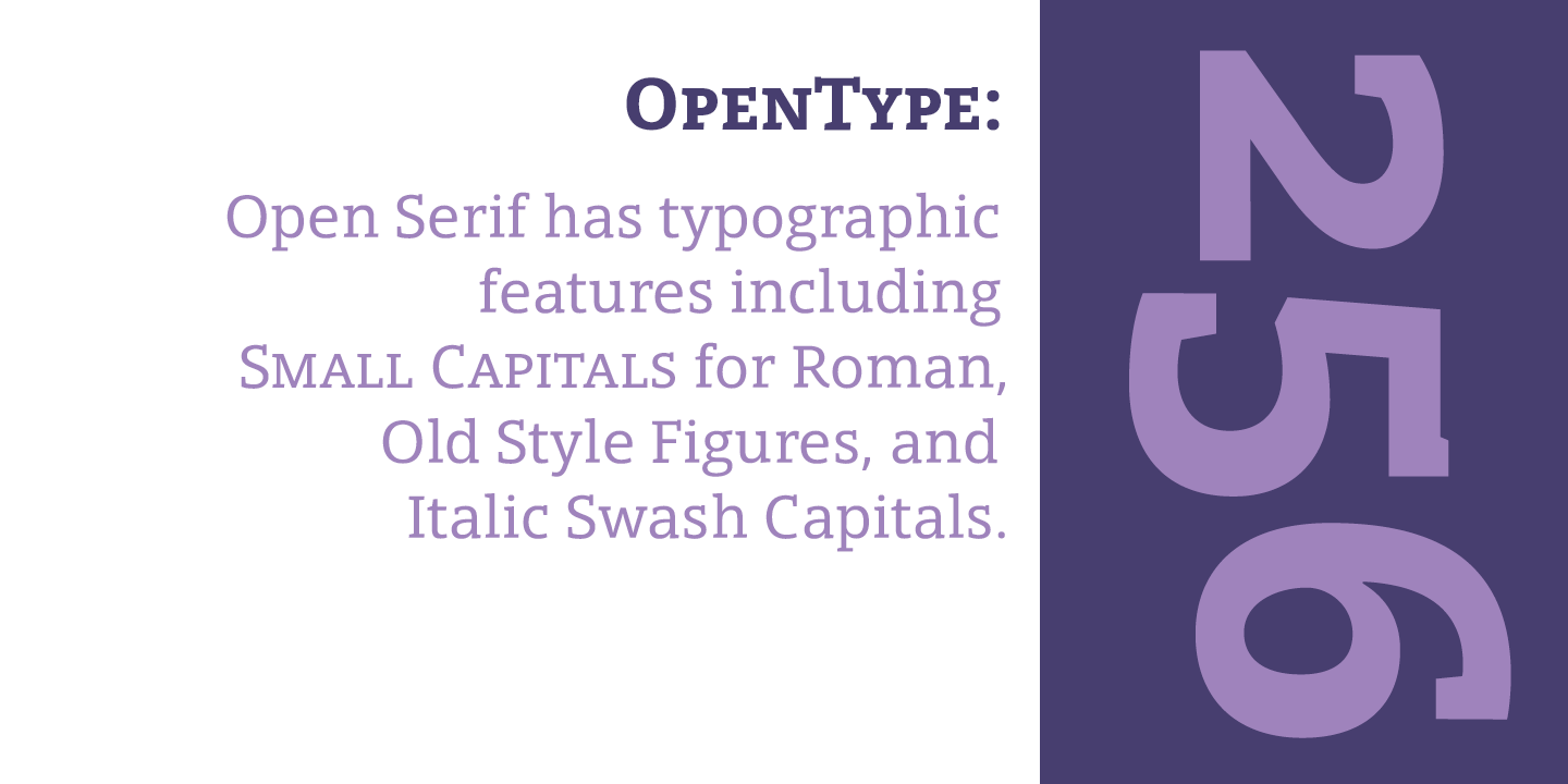 Open Serif