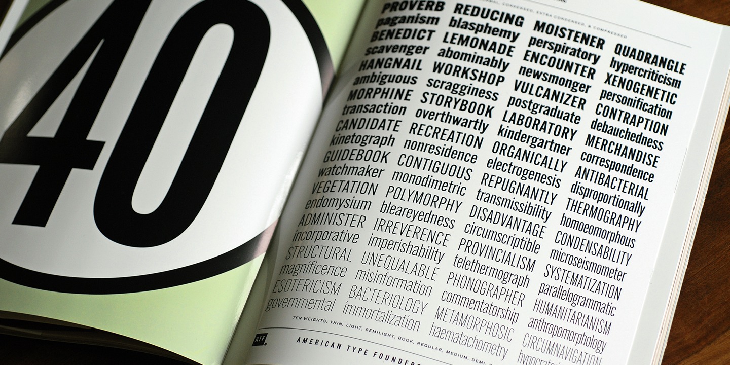 ATF® Alternate Gothic