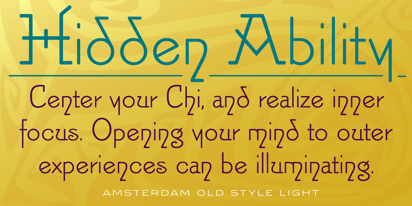 Amsterdam Old Style™