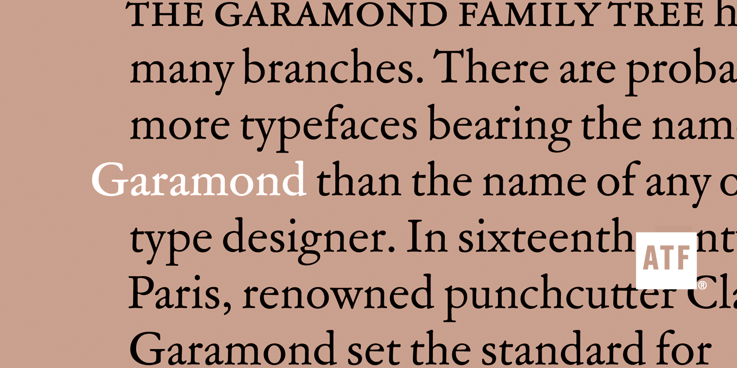 ATF® Garamond