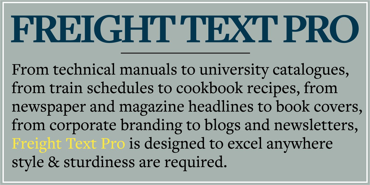 Freight Text Pro™