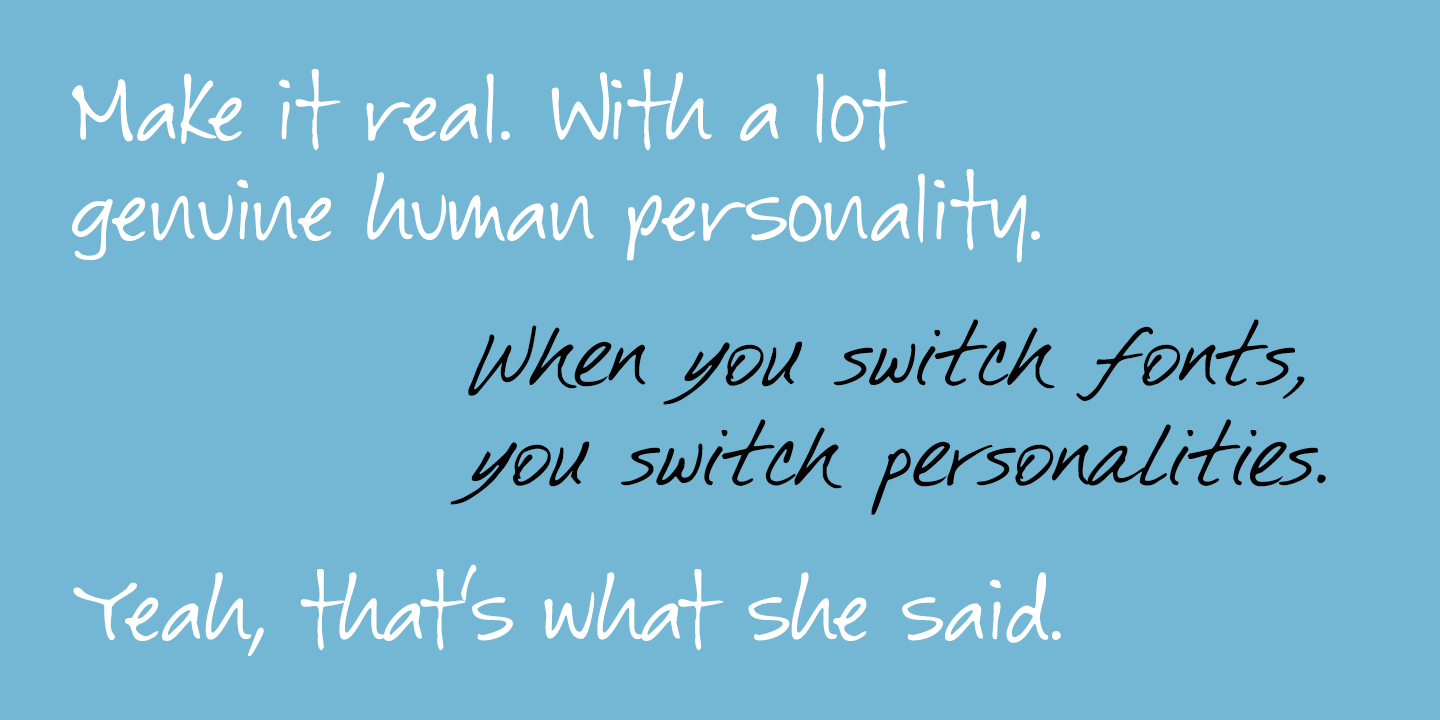 GFY Handwriting Fontpak