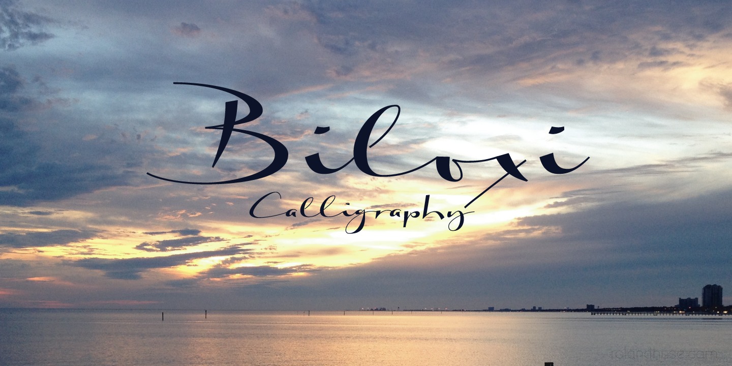 Biloxi Calligraphy