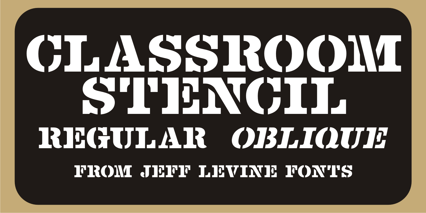 Classroom Stencil JNL