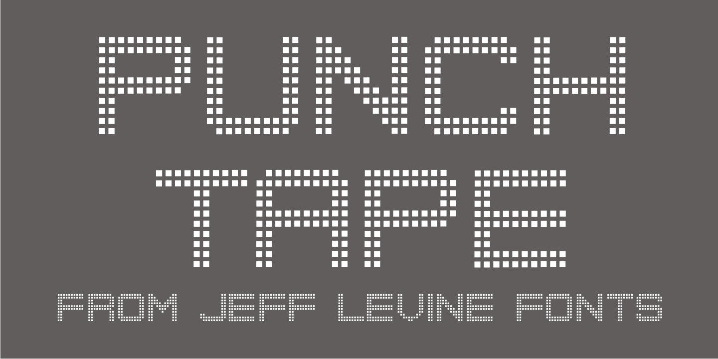 Punch Tape JNL