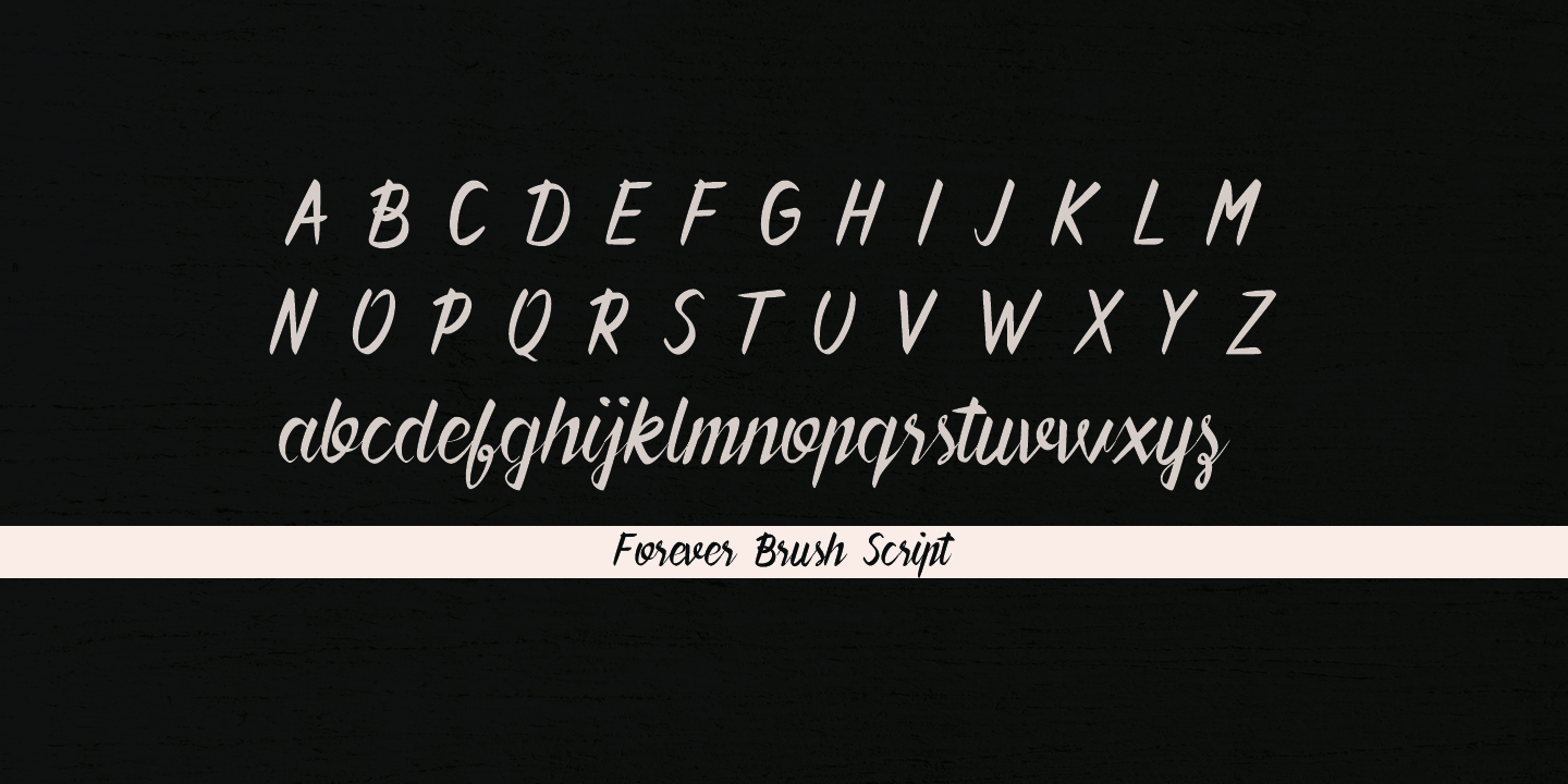 Forever Brush Script