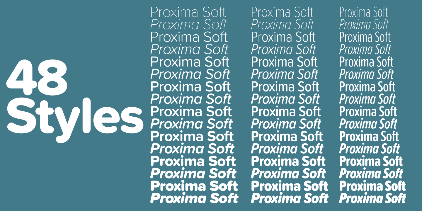 Proxima Nova Soft Regular Font Called