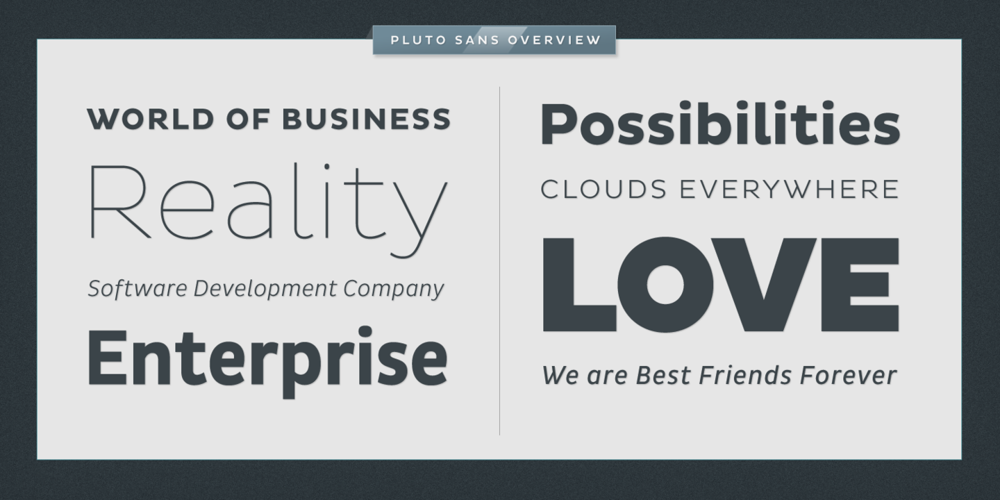 Pluto Sans™