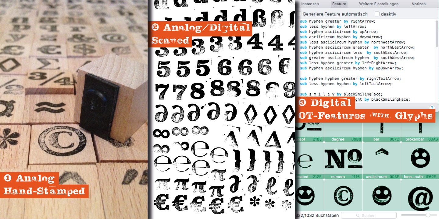 Hand Stamp Slab Serif Rough