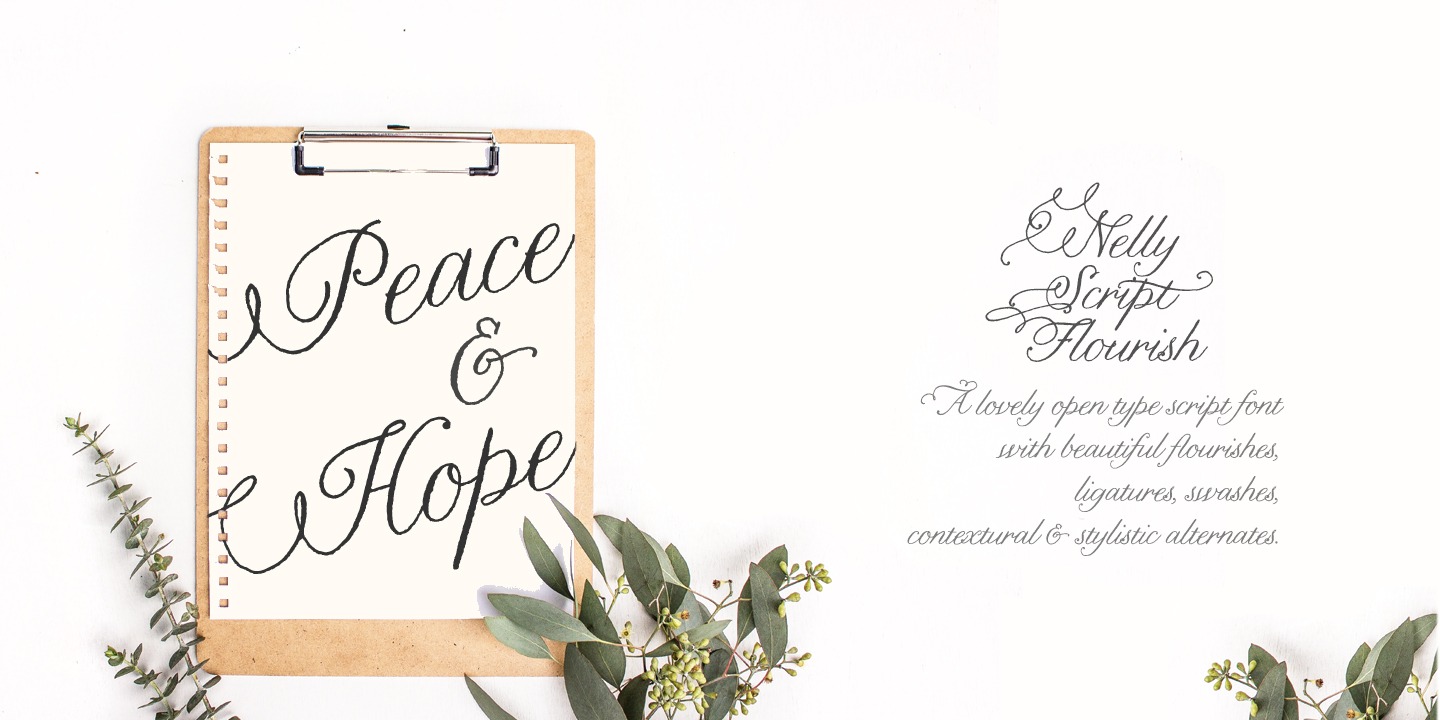 Nelly Script Flourish™