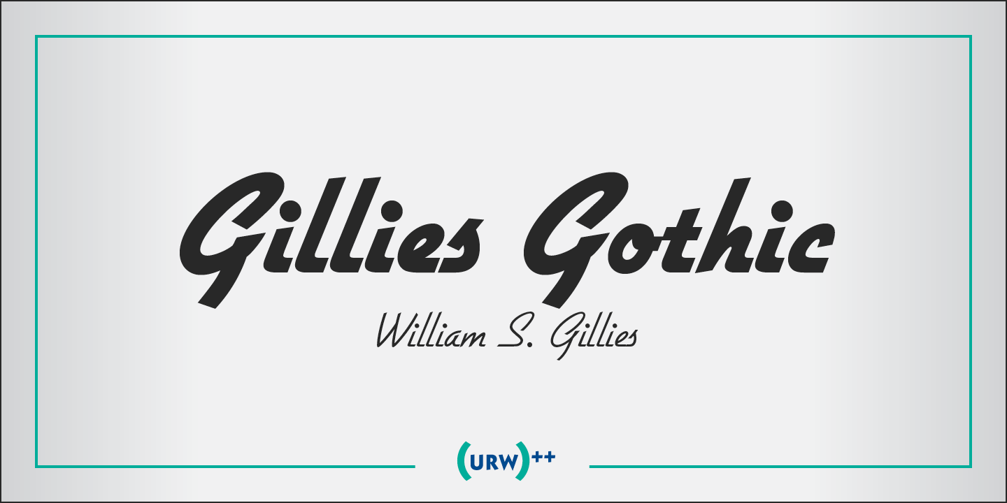 Gillies Gothic™