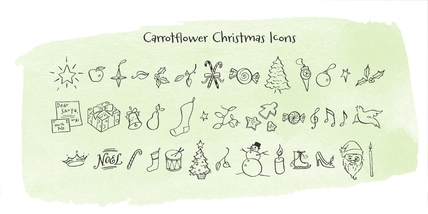 Carrotflower Christmas Icons™