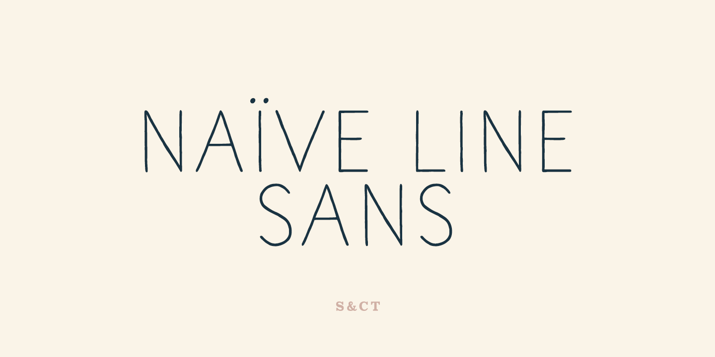 Naive Line Sans