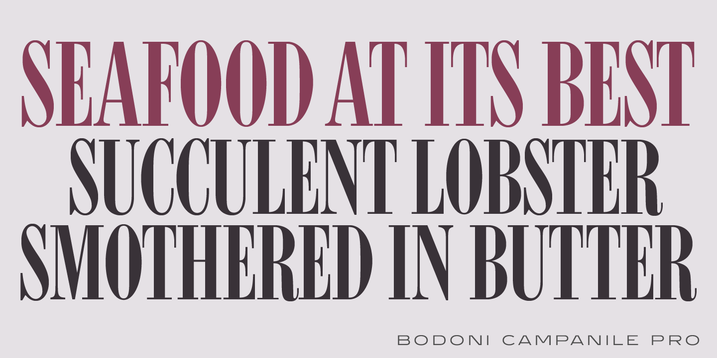 Bodoni Campanile Pro™