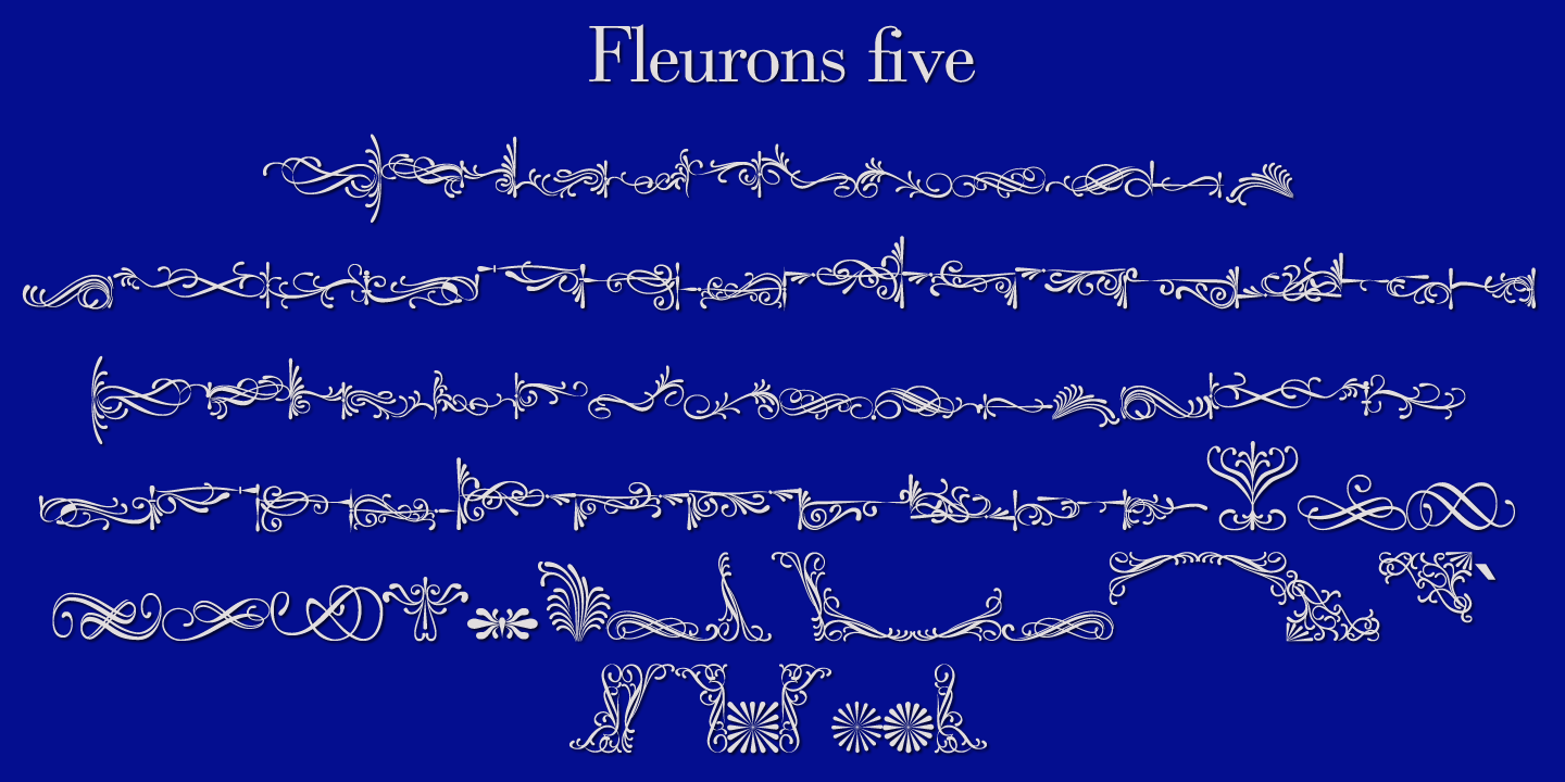 Fleurons V